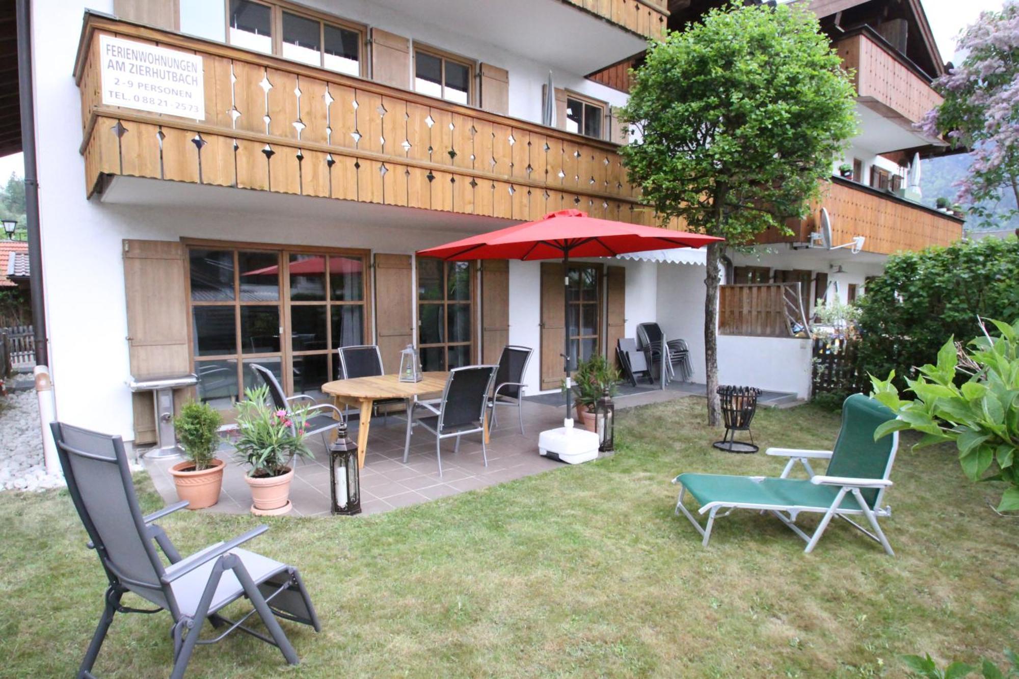 Ferienwohnung Am Zierhutbach Kranzberg 米滕瓦尔德 外观 照片